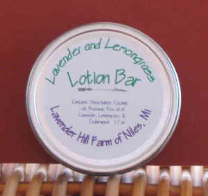 Lavender and Lemongrass Lotion Bar